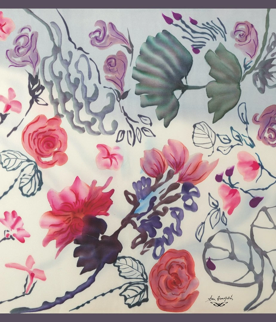 Pañuelo de Twill, Modelo NAYLA de la colección MUNDANA Pañuelo de Twill, Modelo NAYLA de la colección MUNDANA