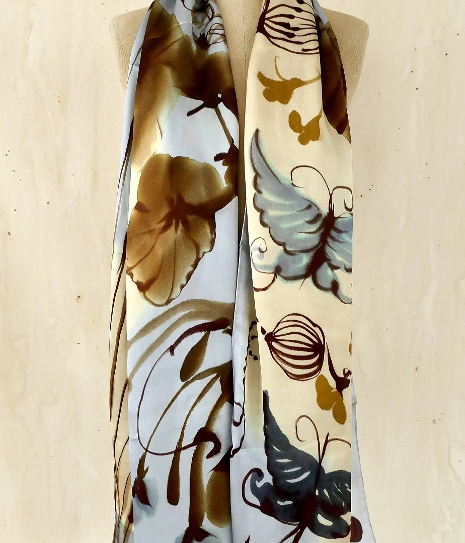 Pañuelo Silk Satín Modelo NAREL de la colección AUSTRALIS