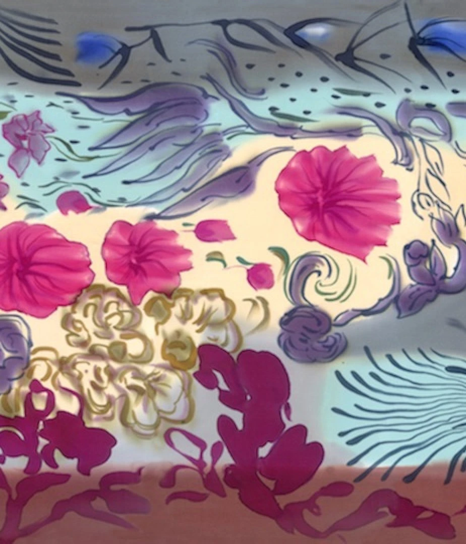 Pañuelo Silk Satín Modelo_ANTARA de la colección AUSTRALIS