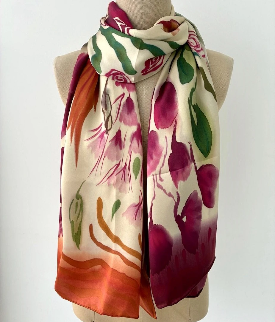 Pañuelo Silk Satín. Modelo ADALIA de la Colección Mundana Pañuelo Silk Satín. Modelo ADALIA de la Colección Mundana